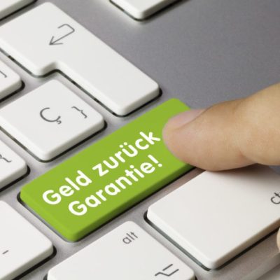 Geld zurück Garantie Cash-Back